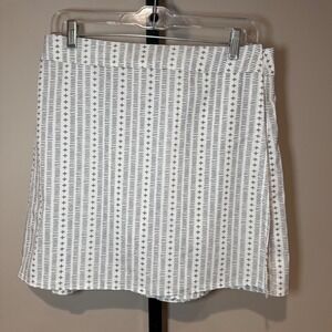 RipSkirt Hawaii‎ White Gray Wrap Skirt Length 1 Size Medium Coverup Mini